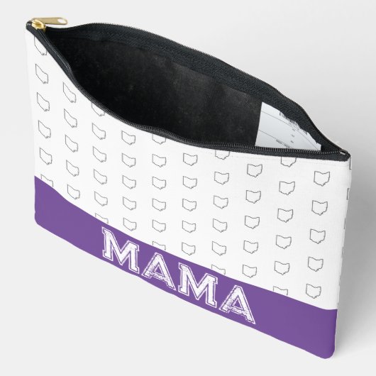 Ohio Moeder Moederdag Grijs en Wit Etui (Open)