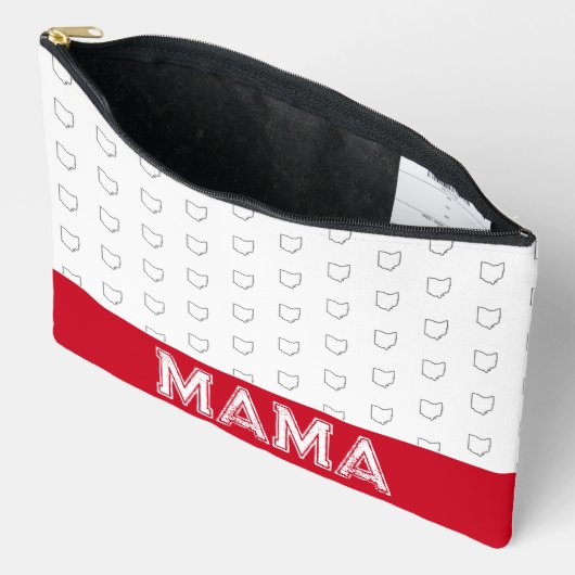 Ohio Moeder Moederdag Grijs en Wit Etui (Open)