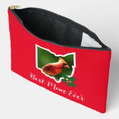 Ohio Mom Kardinaal Custom Moederdag toilettas Etui (Open)