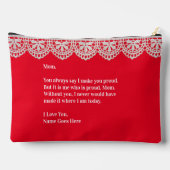 Ohio Mom Kardinaal Custom Moederdag toilettas Etui (Achterkant)