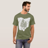 Ohio Morel paddenstoel jagen T-shirt (Voorkant volledig)