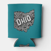 Ohio-Muzieknoten Blikjeskoeler (Voorkant)