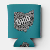 Ohio-Muzieknoten Blikjeskoeler (Achterkant)