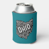 Ohio-Muzieknoten Blikjeskoeler (Blikje Achterkant)
