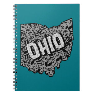 Ohio-Muzieknoten Notitieboek