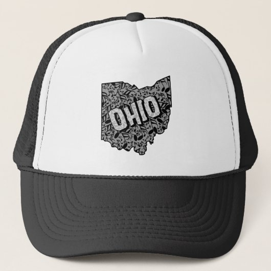 Ohio-Muzieknoten Trucker Pet (Voorkant)
