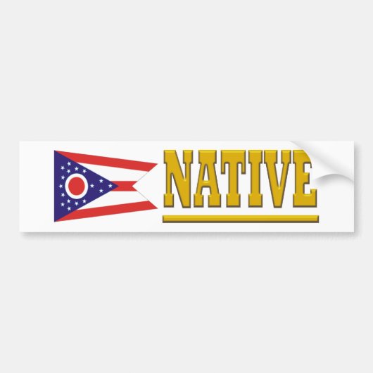 Ohio Native Bumpersticker (Voorkant)
