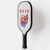 Ohio Nickname Word Art Pickleball Paddle (Links)