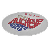 Ohio Nickname Word Art Snijplank (Hoek)