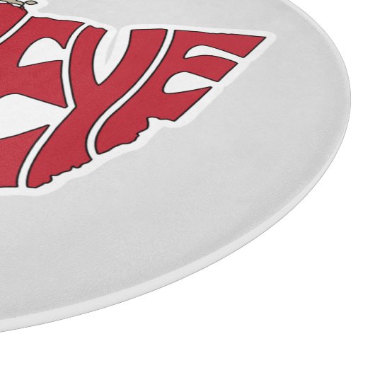 Ohio Nickname Word Art Snijplank (Hoek)