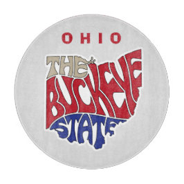 Ohio Nickname Word Art Snijplank