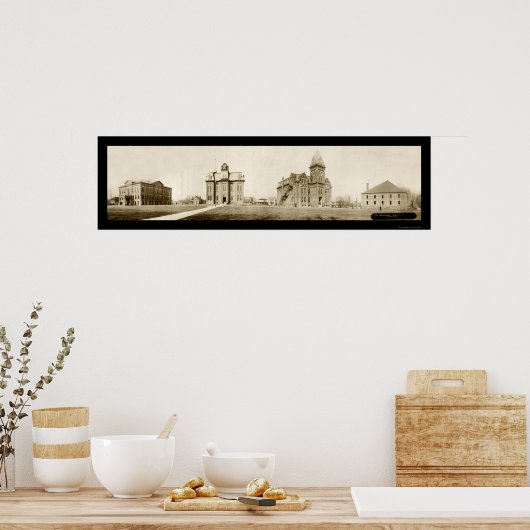 Ohio Northern University Ada Foto 1912 Poster (Keuken)