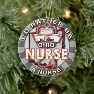 Ohio Nurse ornament