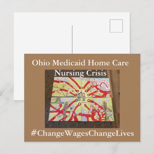 Ohio Nursing Crisis Briefkaart (Voorkant / Achterkant)