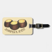 Ohio OH Peanut Butter Buckeye Eye Nut Snoep Bagagelabel (Voorkant horizontaal)