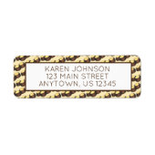 Ohio OH Peanut Butter Buckeye Eye Nut Snoep Etiket (Voorkant)