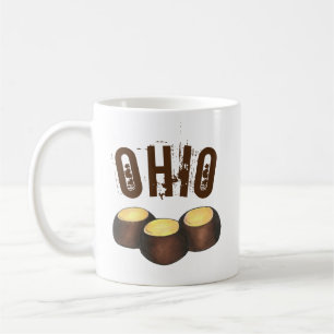 Ohio OH Peanut Butter Buckeye Eye Nut Snoep Koffiemok
