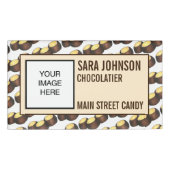 Ohio OH Peanut Butter Buckeye Eye Nut Snoep Naambadge (Voorkant)