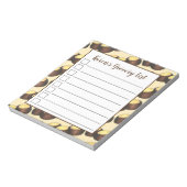 Ohio OH Peanut Butter Buckeye Eye Nut Snoep Notitieblok (Linkerzijde)