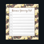 Ohio OH Peanut Butter Buckeye Eye Nut Snoep Notitieblok<br><div class="desc">Het ontwerp bevat een originele markeringsafbeelding van een klassiek snoep van pindakaas en chocoladebuckeynoten. Een Ohio-favoriet. Dit ontwerp van de snoepjes van het handvat is ook beschikbaar op andere producten. Zie je niet wat je zoekt? Hulp nodig bij aanpassingen? Neem contact op met Rebecca om iets voor je te ontwerpen....</div>