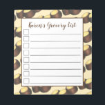 Ohio OH Peanut Butter Buckeye Eye Nut Snoep Notitieblok<br><div class="desc">Het ontwerp bevat een originele markeringsafbeelding van een klassiek snoep van pindakaas en chocoladebuckeynoten. Een Ohio-favoriet. Dit ontwerp van de snoepjes van het handvat is ook beschikbaar op andere producten. Zie je niet wat je zoekt? Hulp nodig bij aanpassingen? Neem contact op met Rebecca om iets voor je te ontwerpen....</div>