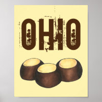 Ohio OH Peanut Butter Buckeye Eye Nut Snoep