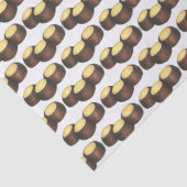 Ohio OH Peanut Butter Buckeye Eye Nut Snoep Tissuepapier (Detail)