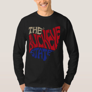 Ohio Oh Us State Shape Motto T-shirt