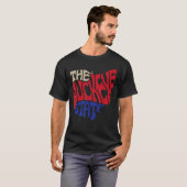 Ohio Oh Us State Shape Motto T-shirt (Voorkant volledig)