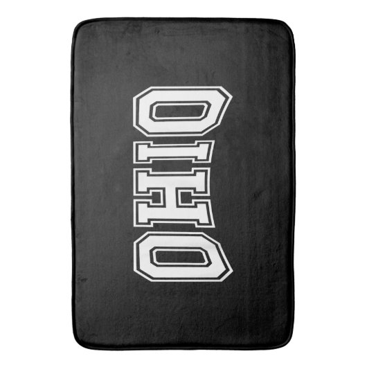 Ohio OH USA Badmat (Voorkant Verticaal)