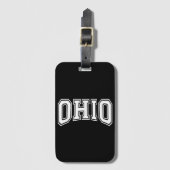 Ohio OH USA Bagagelabel (Voorkant (verticaal))