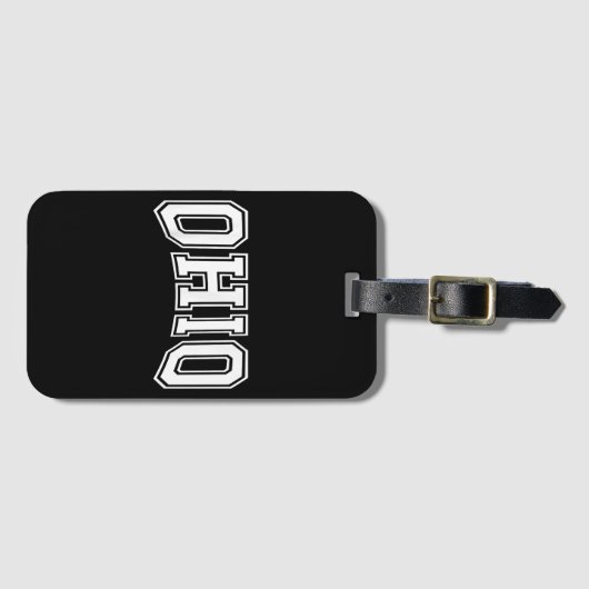 Ohio OH USA Bagagelabel (Voorkant (horizontaal))