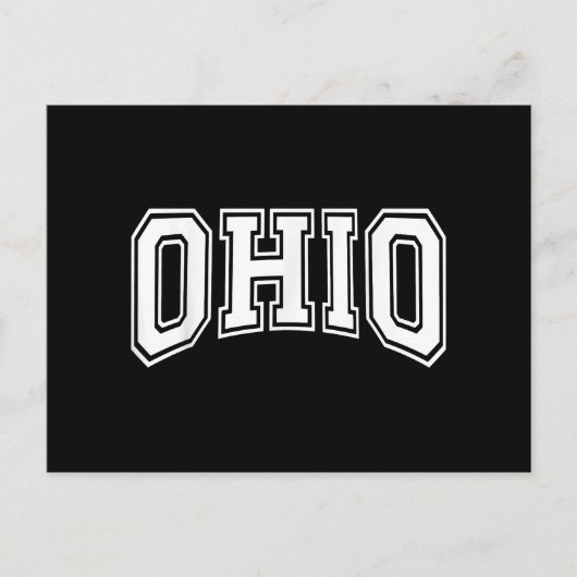 Ohio OH USA Feestdagenkaart (Voorkant)