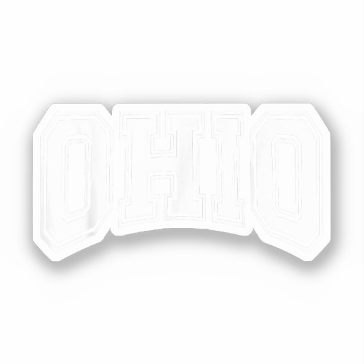 Ohio OH USA Sticker (Voorkant)