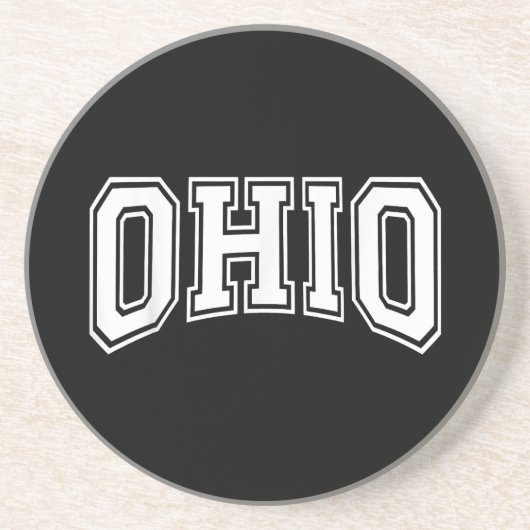 Ohio OH USA Zandsteen Onderzetter (Voorkant)