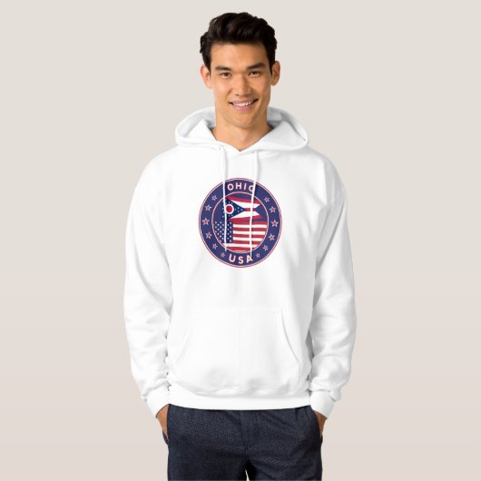Ohio, Ohio t-shirt, rog Hoodie (Voorkant volledig)