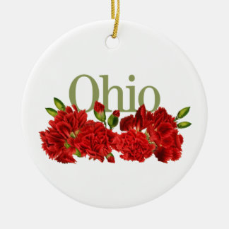  Ohio-Ornament met anjers Keramisch Ornament