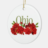  Ohio-Ornament met anjers Keramisch Ornament (Links)