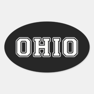 Ohio Ovale Sticker