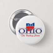 Ohio Patriotic Buttonnen Ronde Button 5,7 Cm (Voorkant /achterkant)