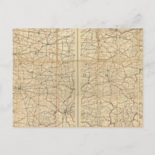 Ohio Postal Route Briefkaart