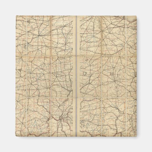 Ohio Postal Route Magneet (Voorkant)