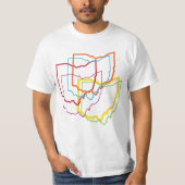 ohio pride blur t-shirt (Voorkant)