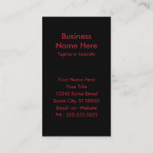 ohio pride blur visitekaartje (Achterkant)