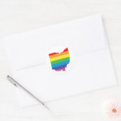 ohio pride . ronde sticker (Envelop)