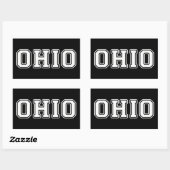 Ohio Rechthoekige Sticker (Vel)