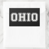 Ohio Rechthoekige Sticker (Tas)