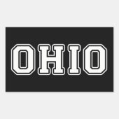 Ohio Rechthoekige Sticker (Voorkant)