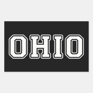 Ohio Rechthoekige Sticker