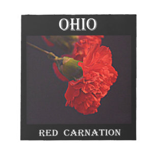 Ohio Red Carnan Notitieblok